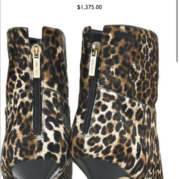 Jimmy Choo leopard calf skin booties! - Picture 7 of 8